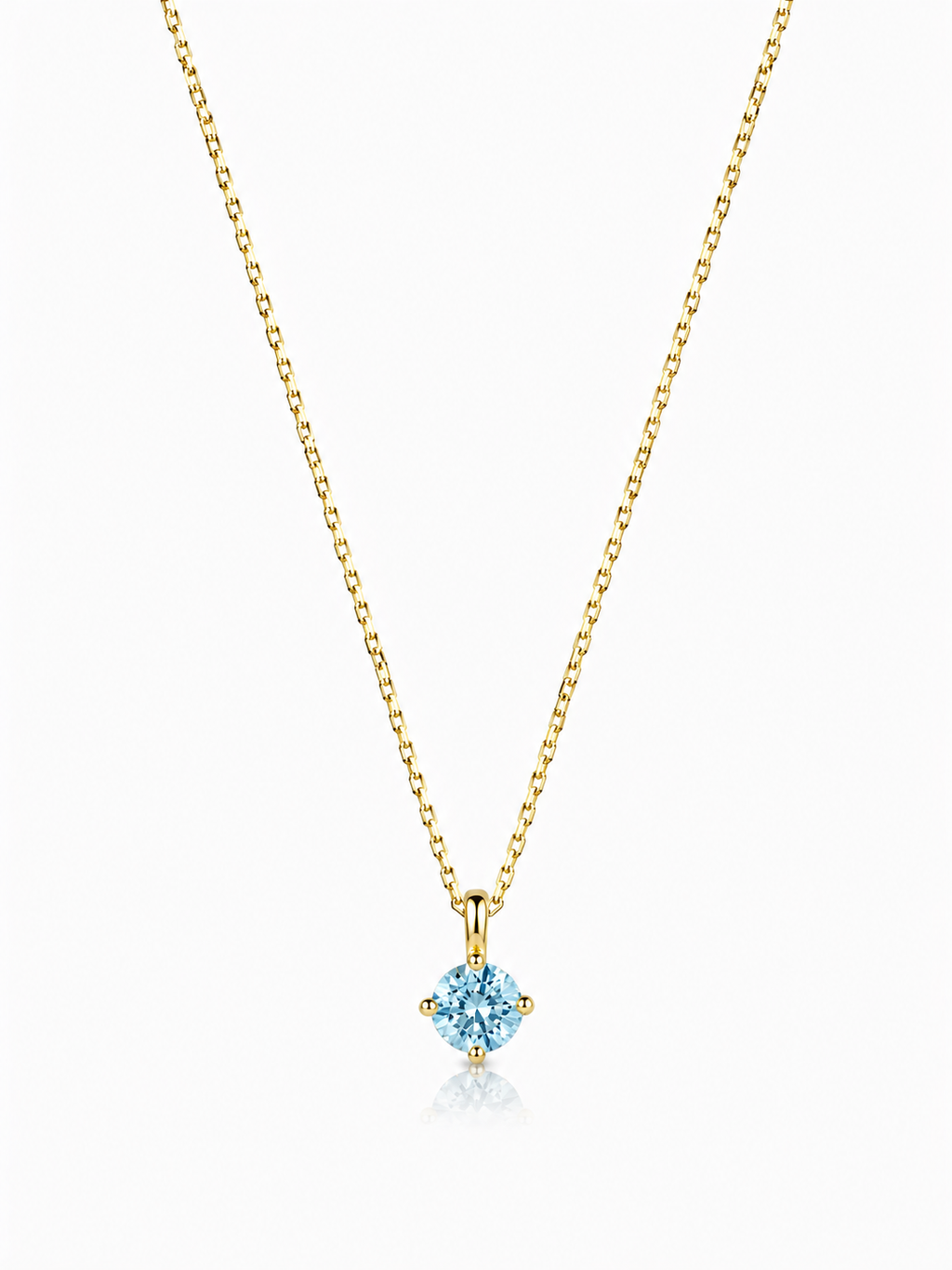 Mart Aquamarine Birthstone Kolye