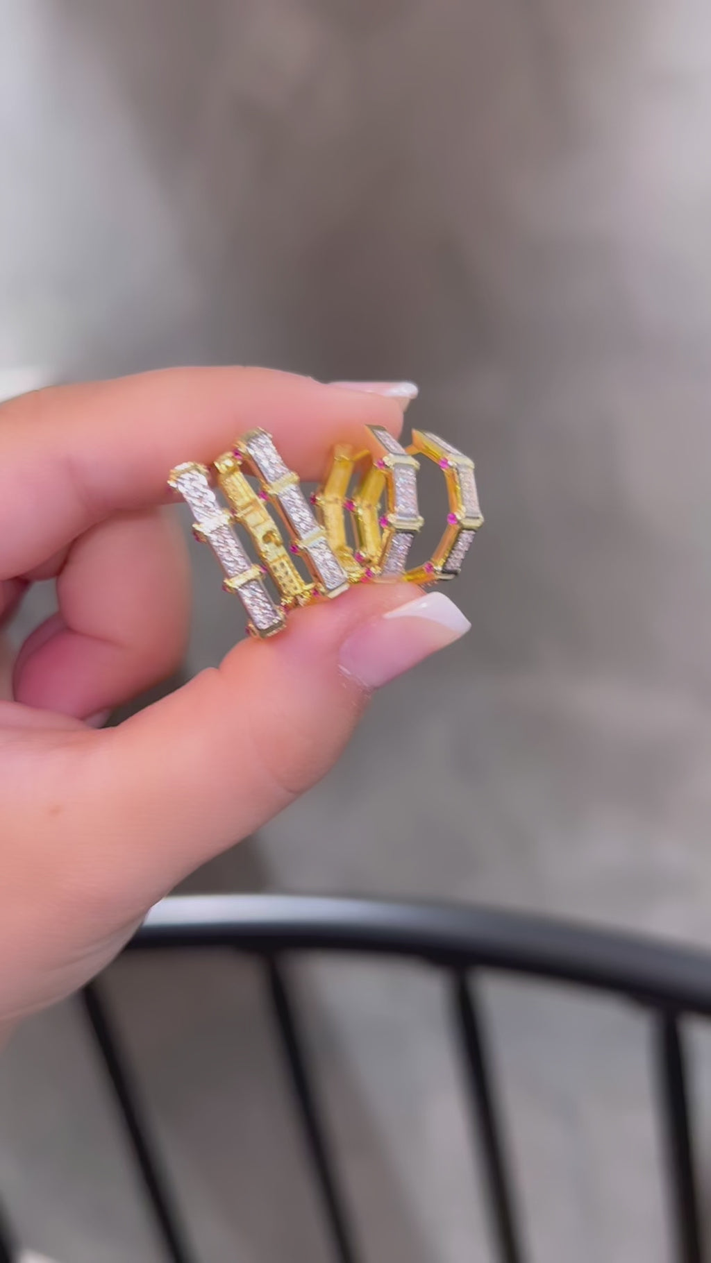 Gold Halka Küpe