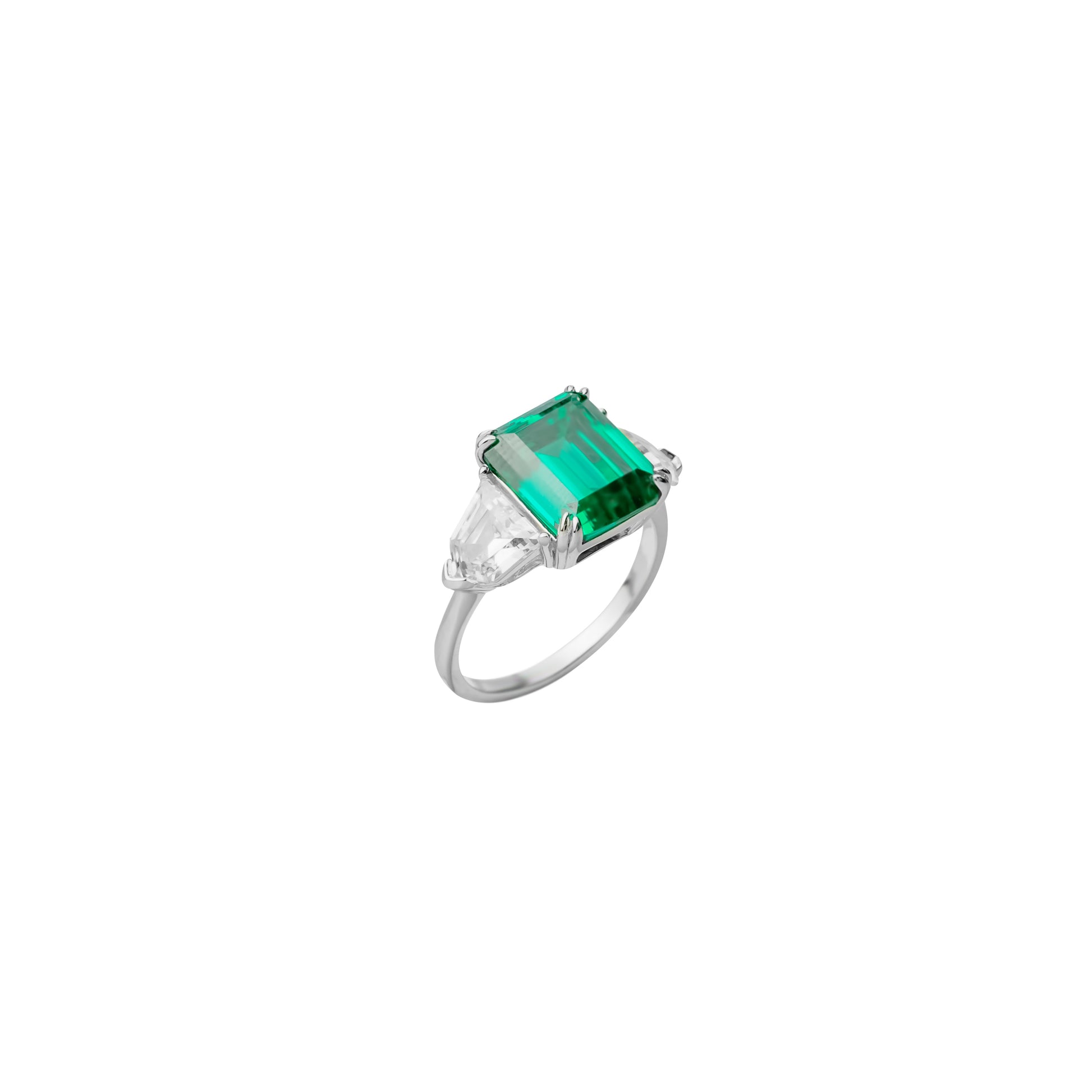 Emerald Yeşil Taşlı Yüzük
