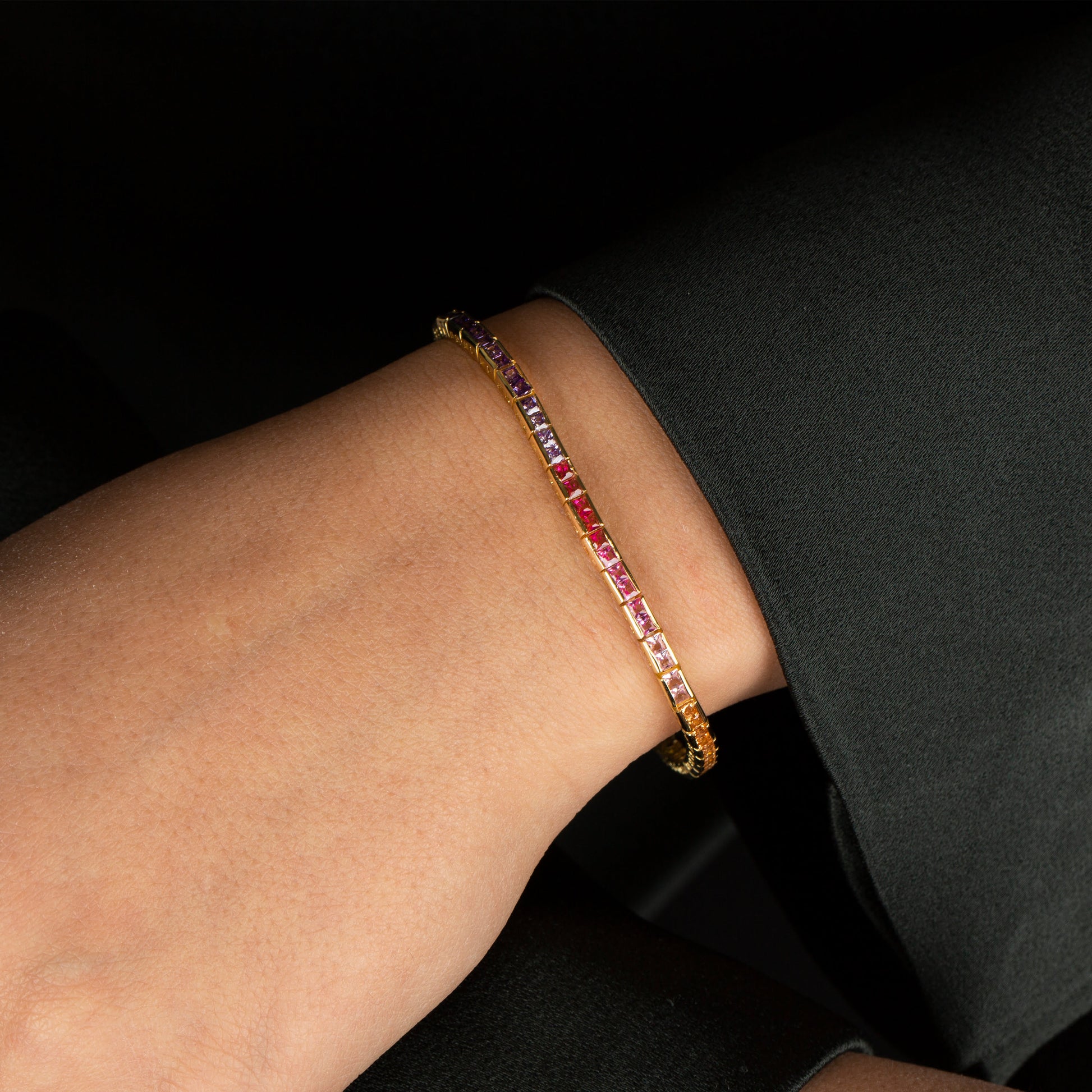 Colormix Baget Taşlı Su Yolu Bileklik