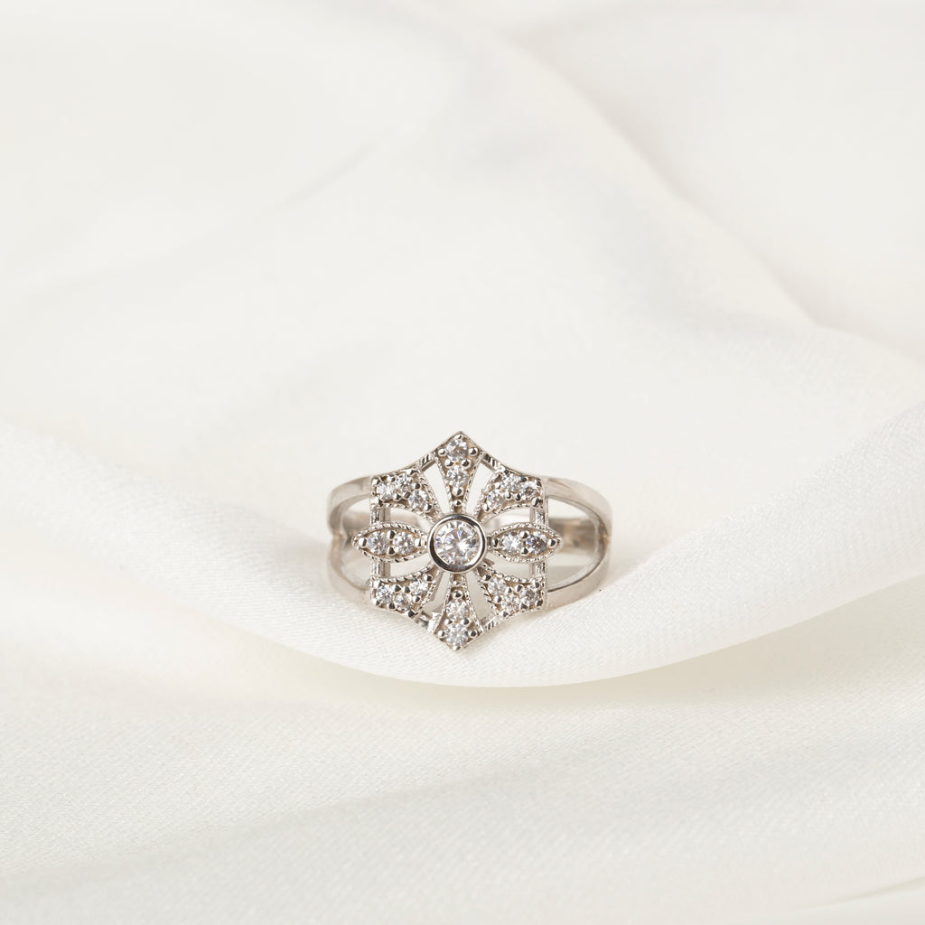 Minimal Taşlı Yüzük