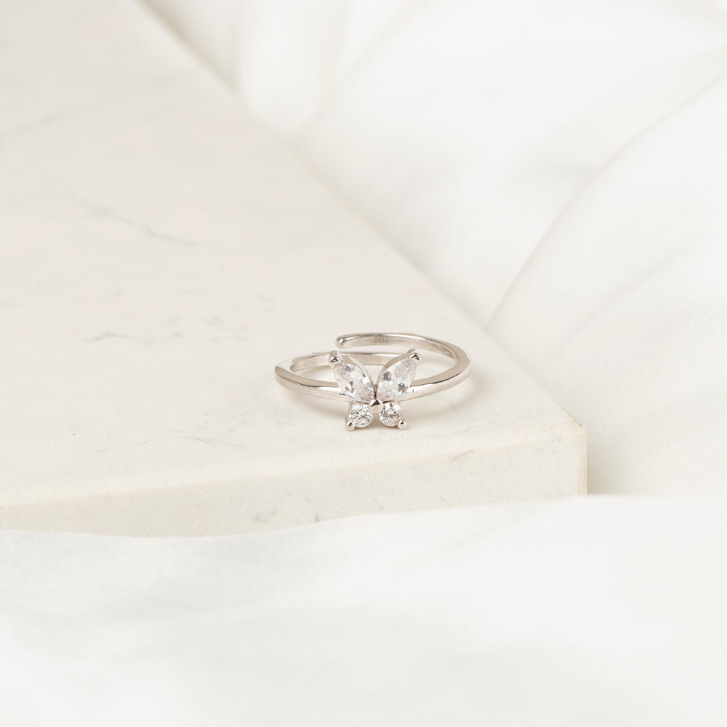 Minimal Kelebek Yüzük