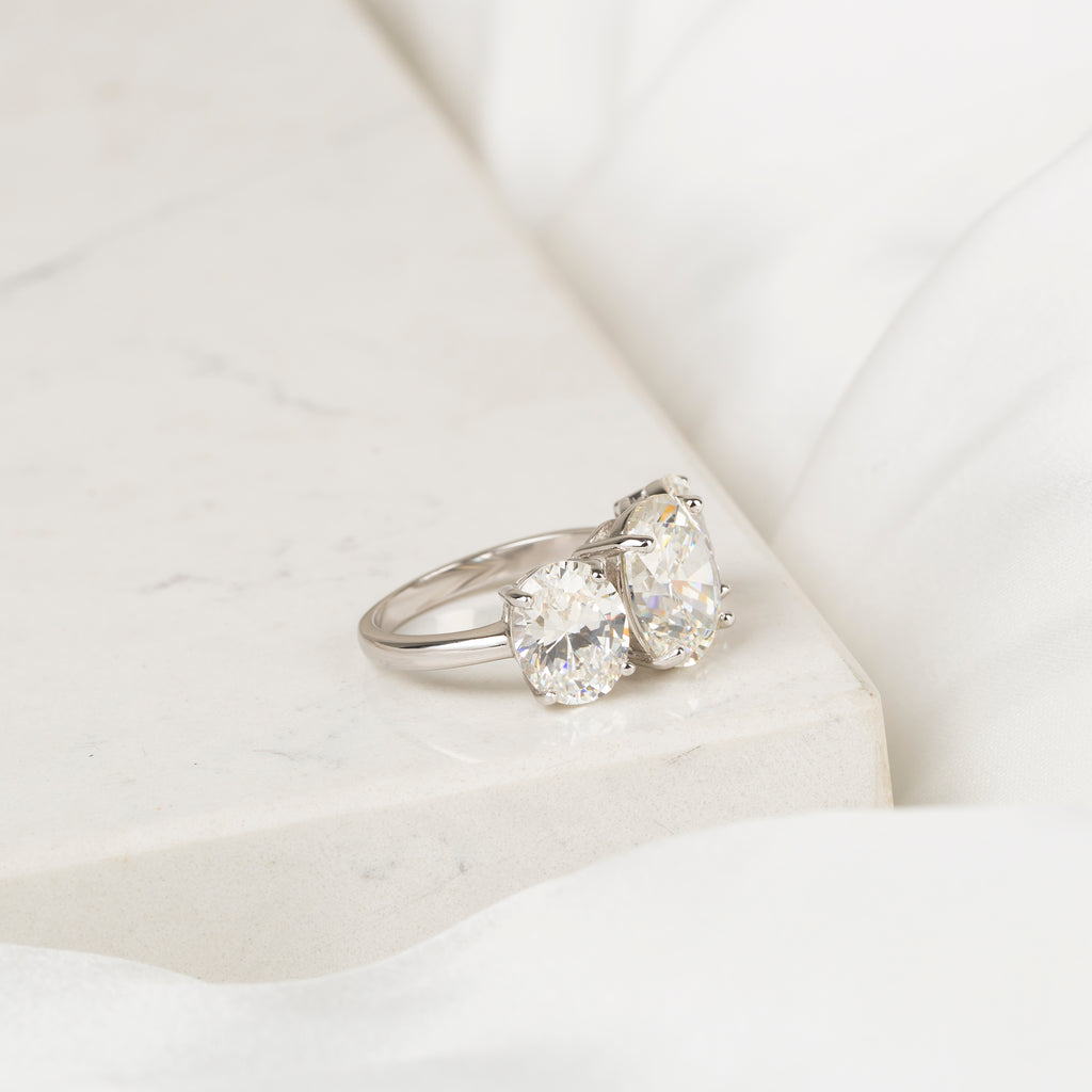 Mozanit Taşlı Yüzük