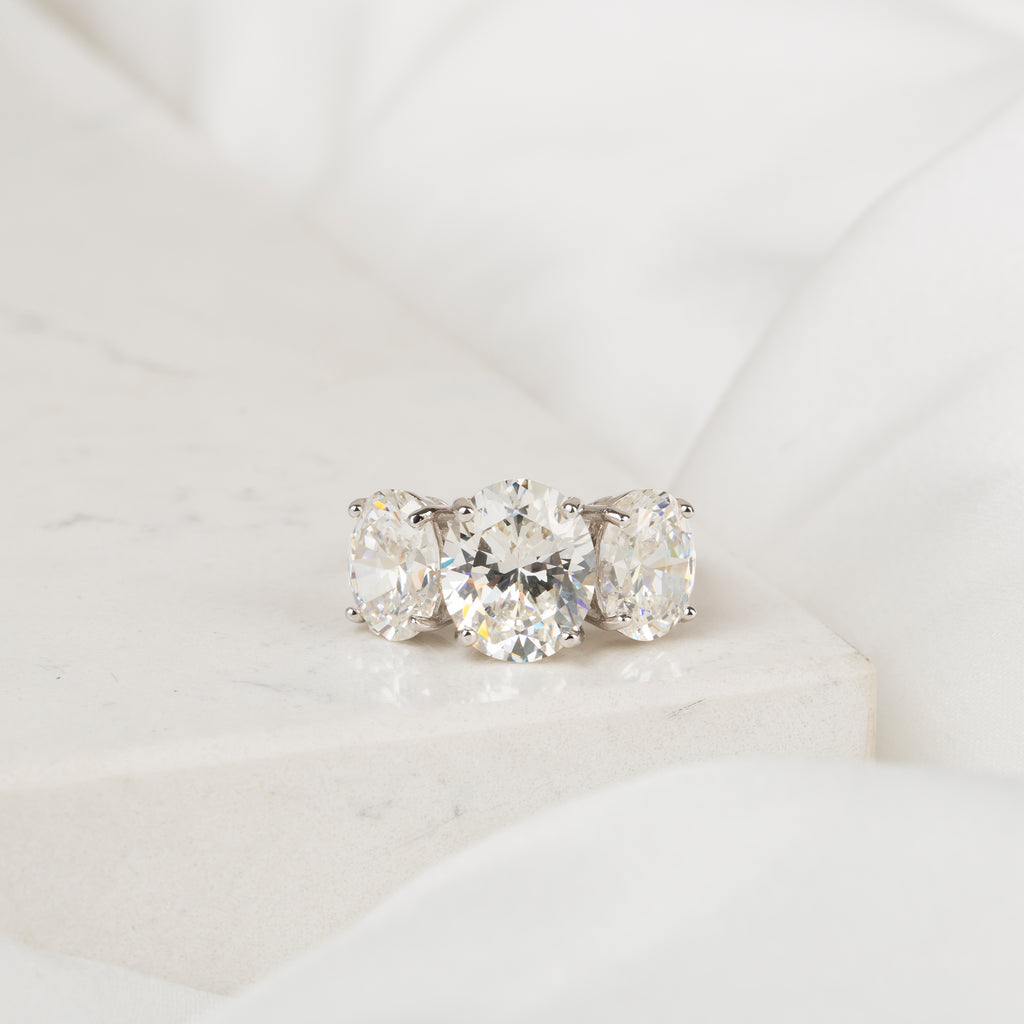 Mozanit Taşlı Yüzük