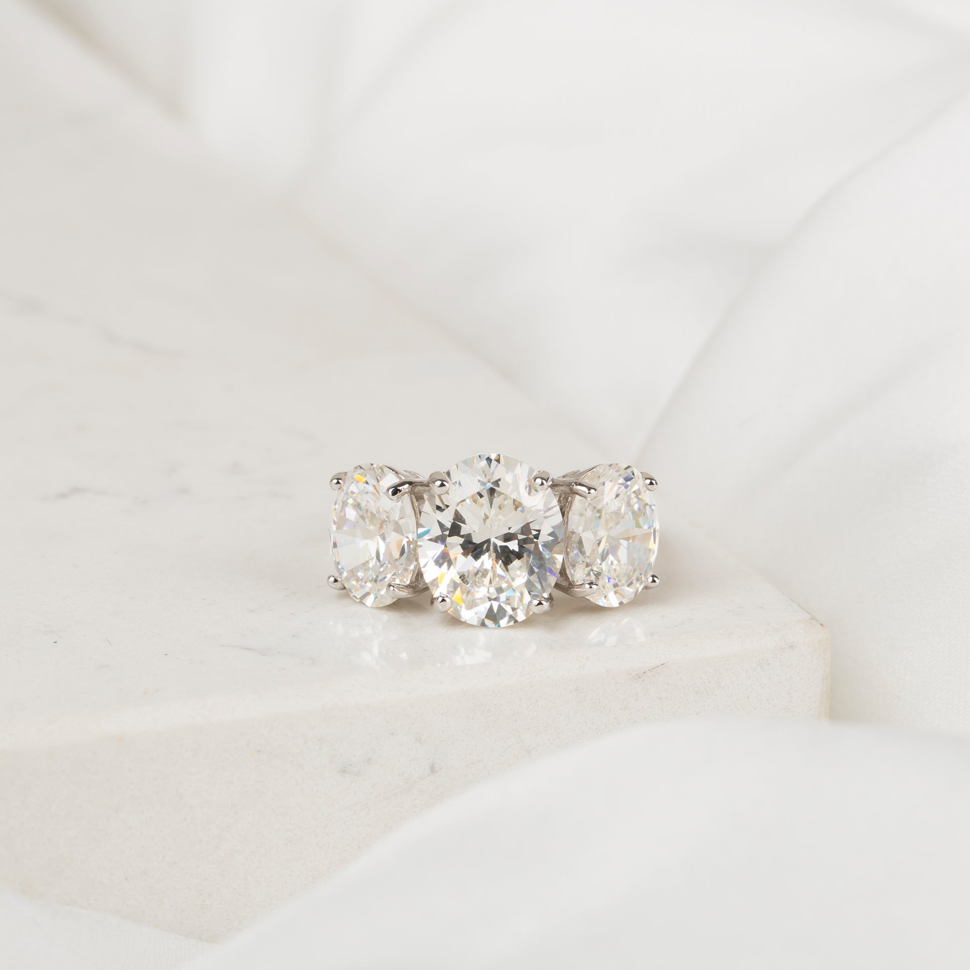 Mozanit Taşlı Yüzük