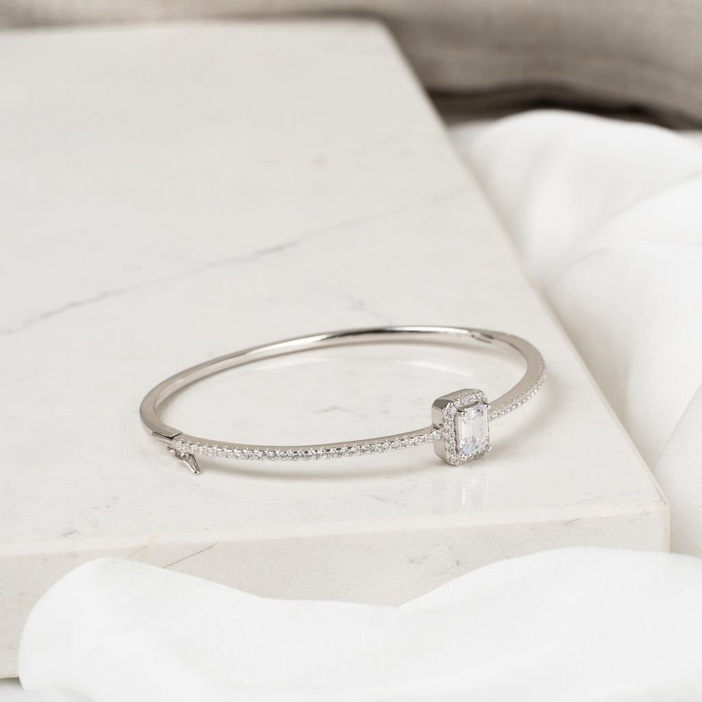 Baget Taşlı Kelepçe Bileklik