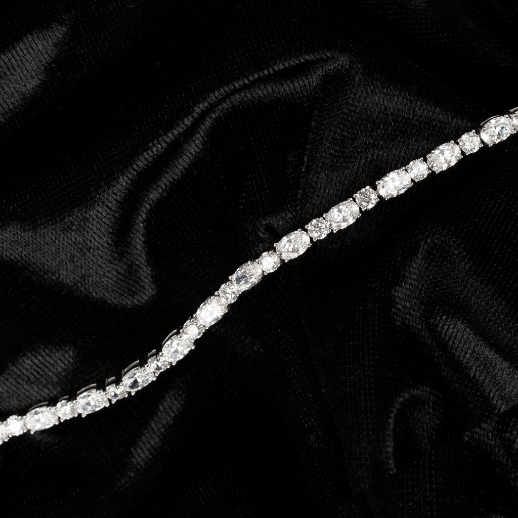 Oval Taşlı Su Yolu Bileklik