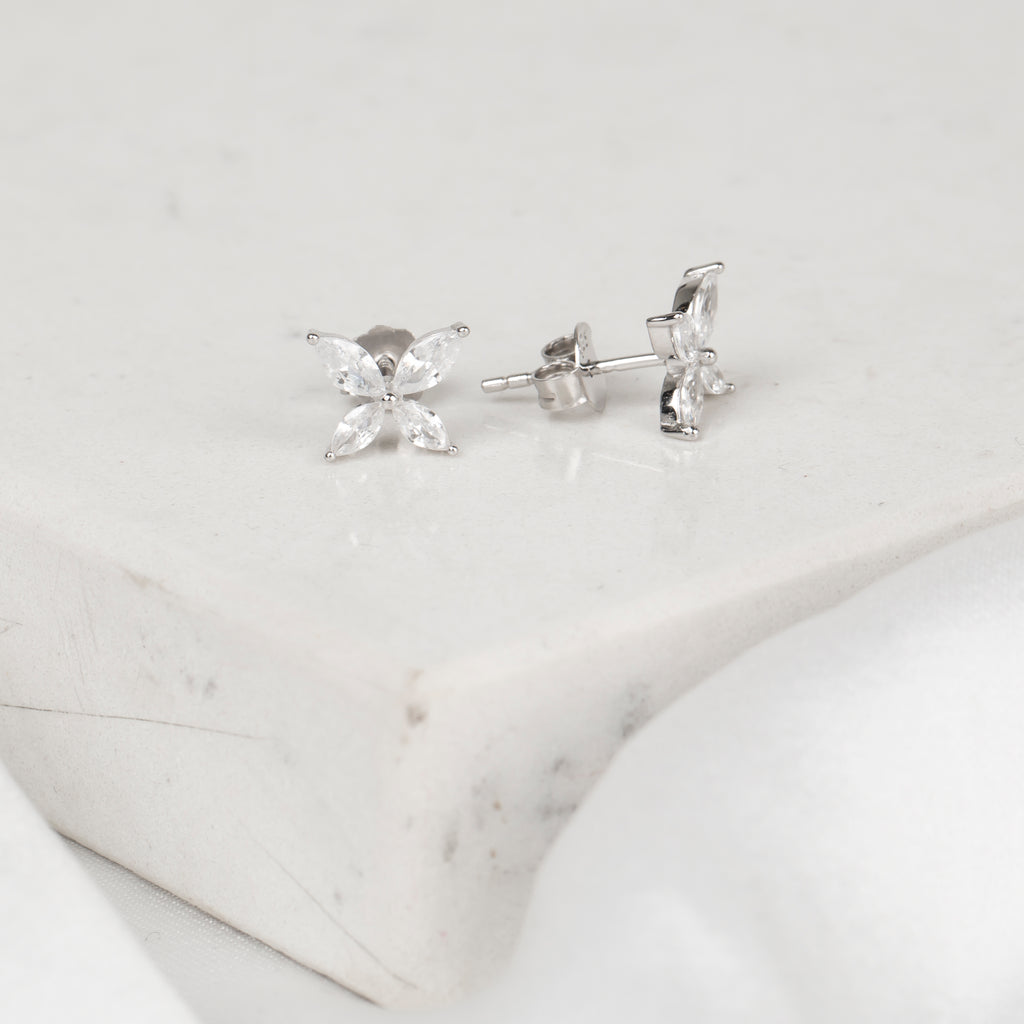 Markiz Taşlı Küpe