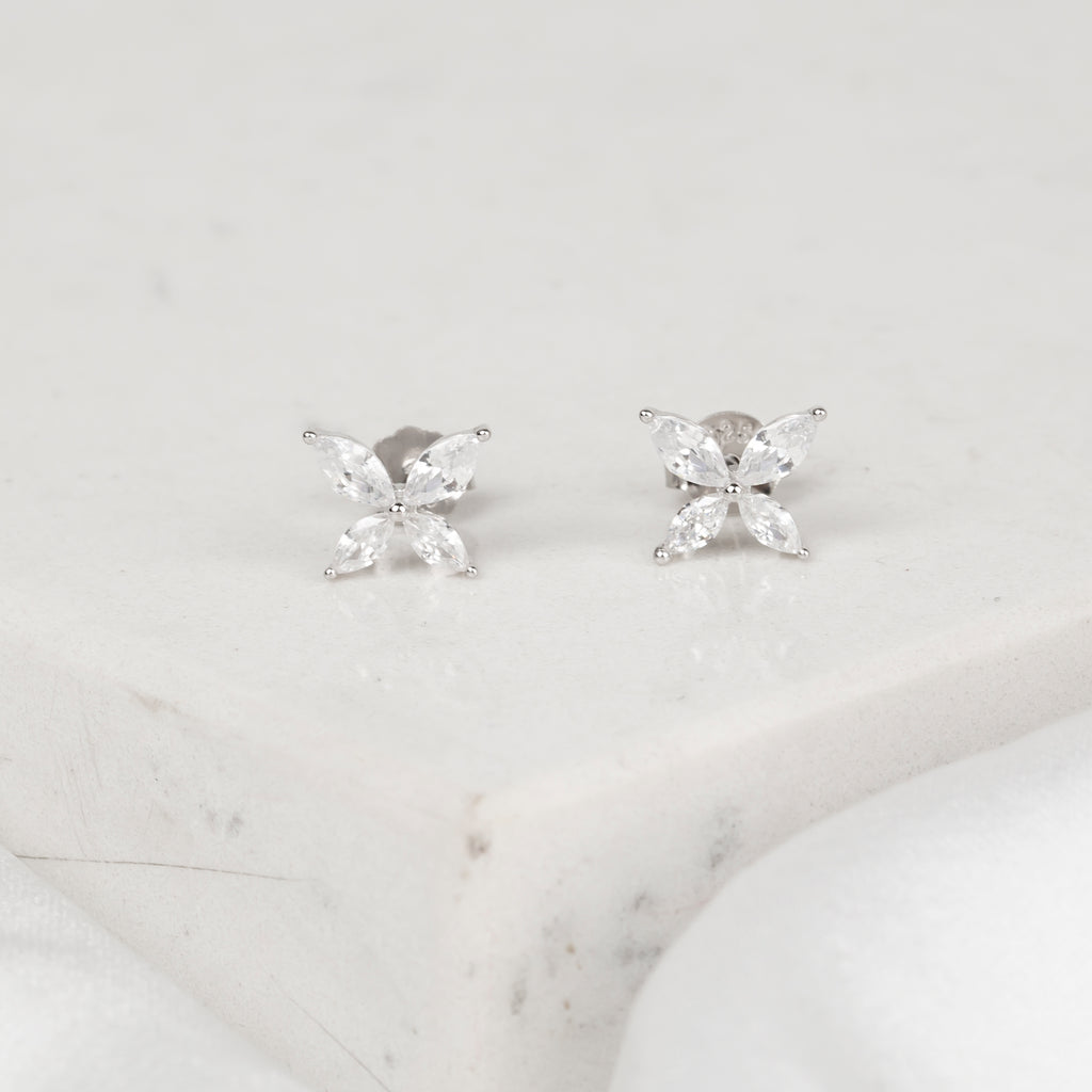 Markiz Taşlı Küpe