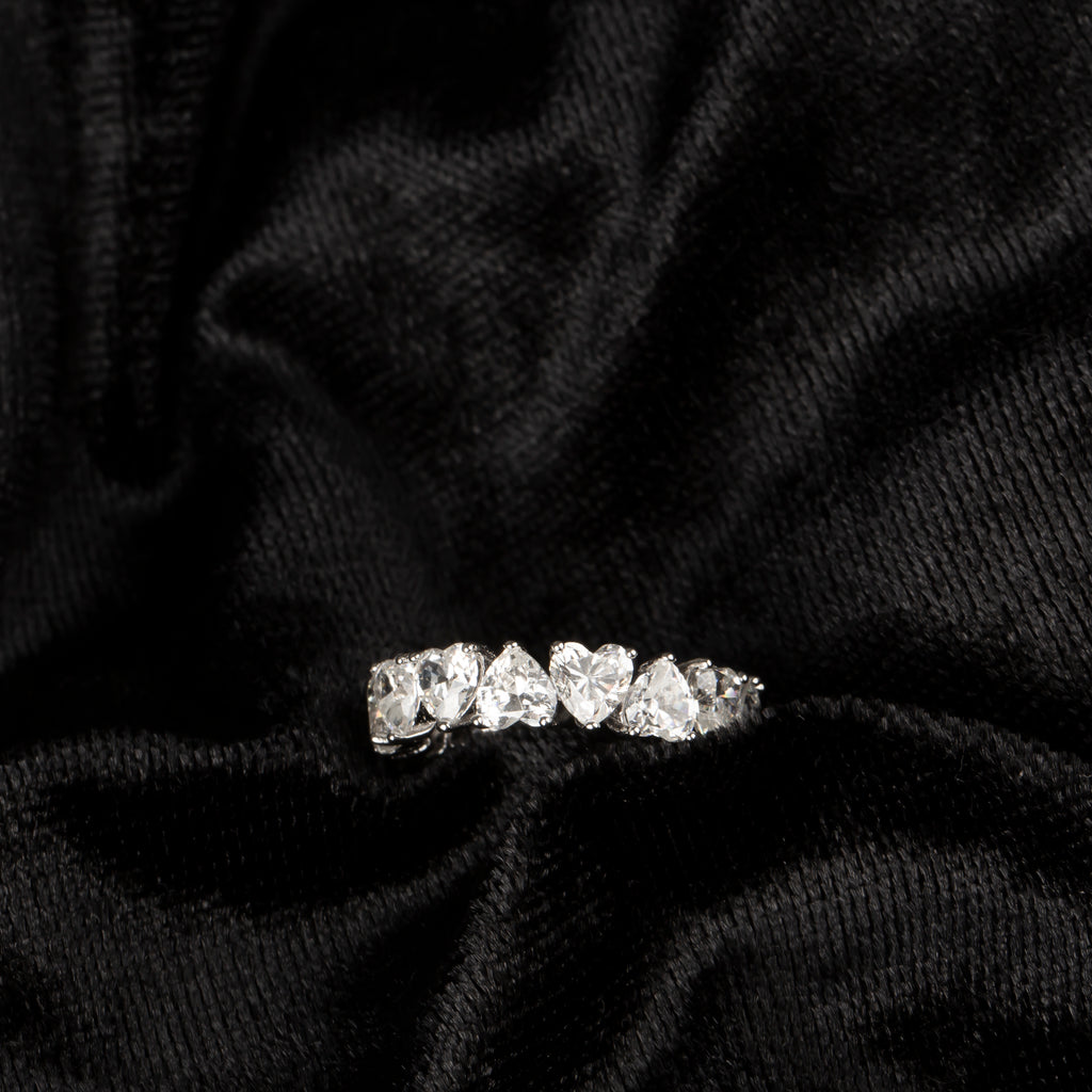 Kalp Taşlı Tamtur Yüzük