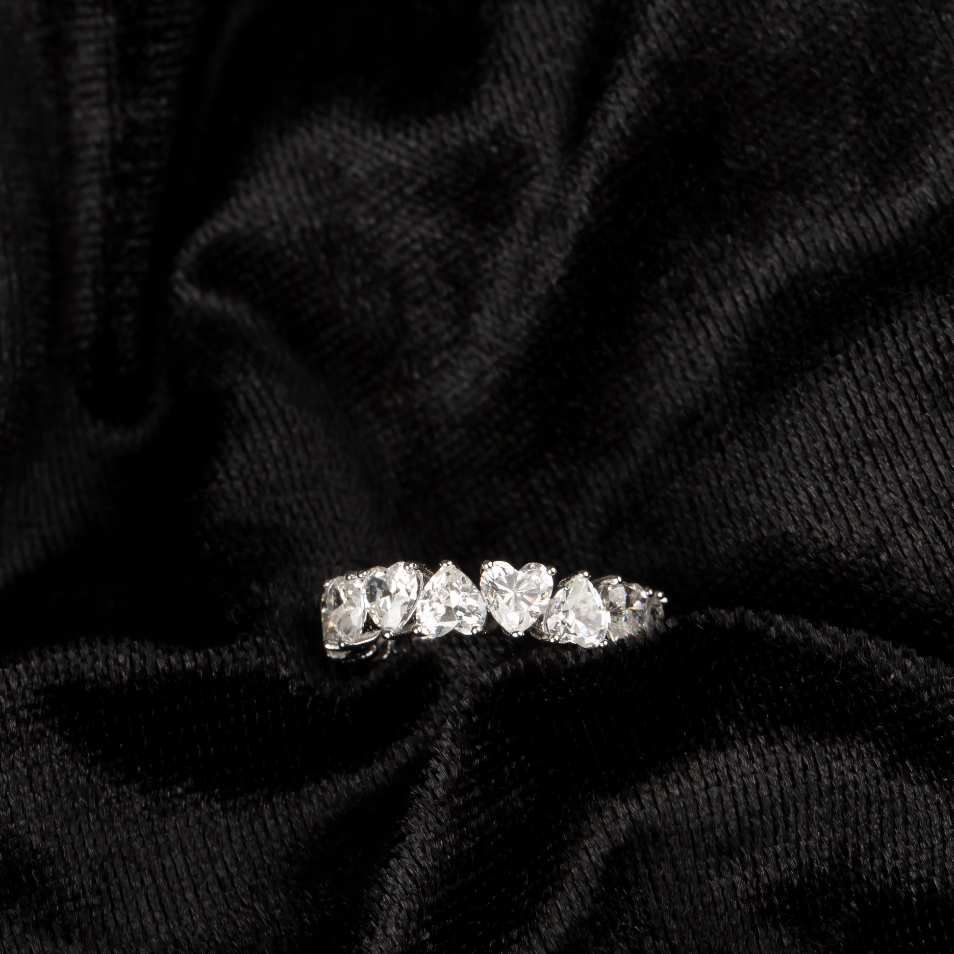 Kalp Taşlı Tamtur Yüzük