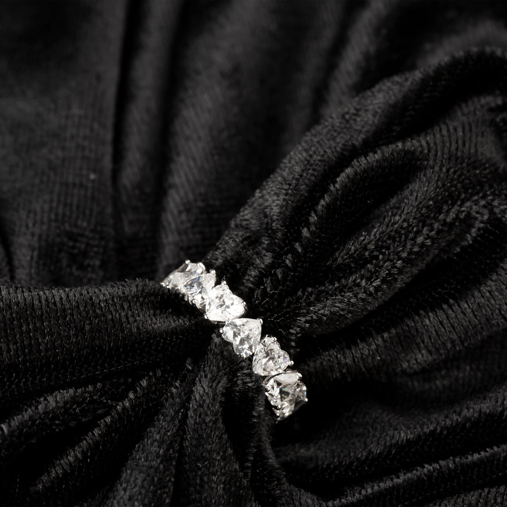 Kalp Taşlı Tamtur Yüzük