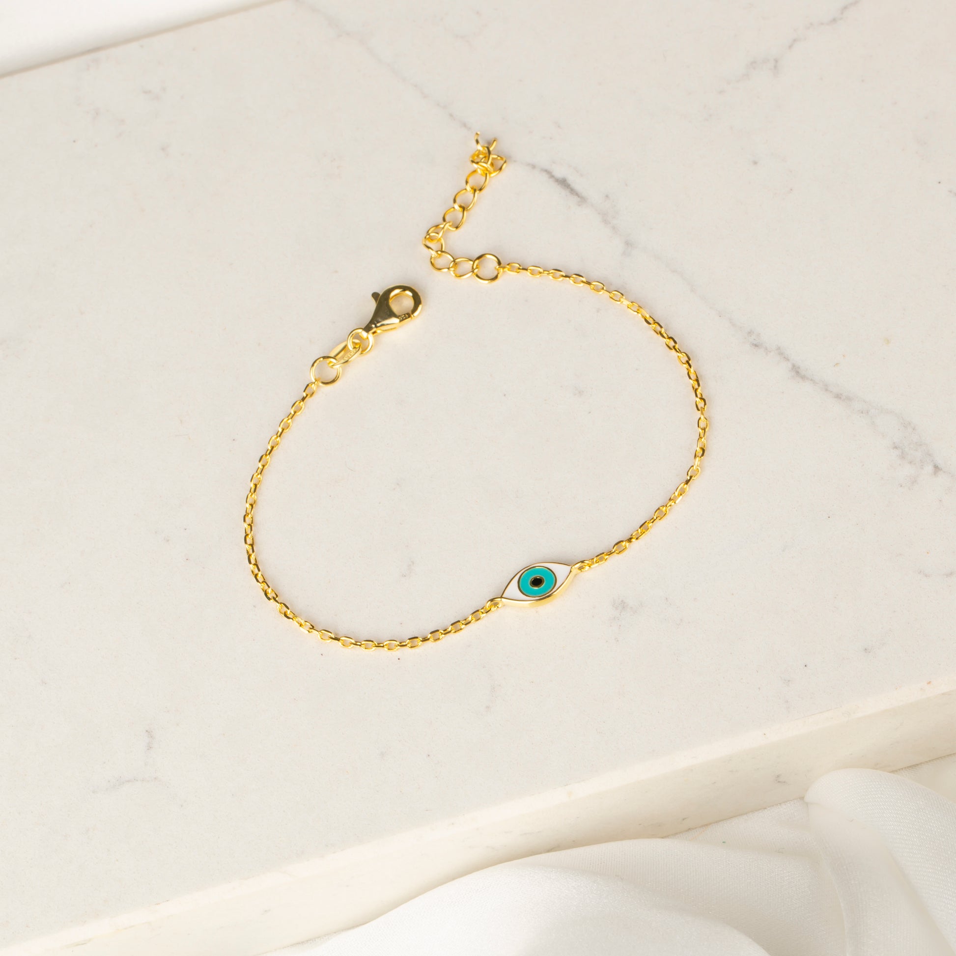 Minimal Nazar Göz Bileklik