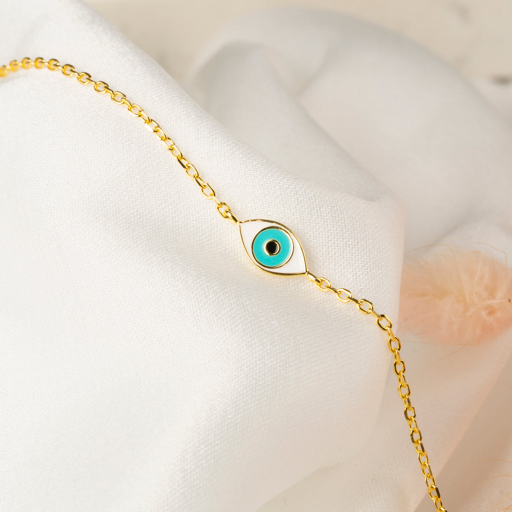 Minimal Nazar Göz Bileklik