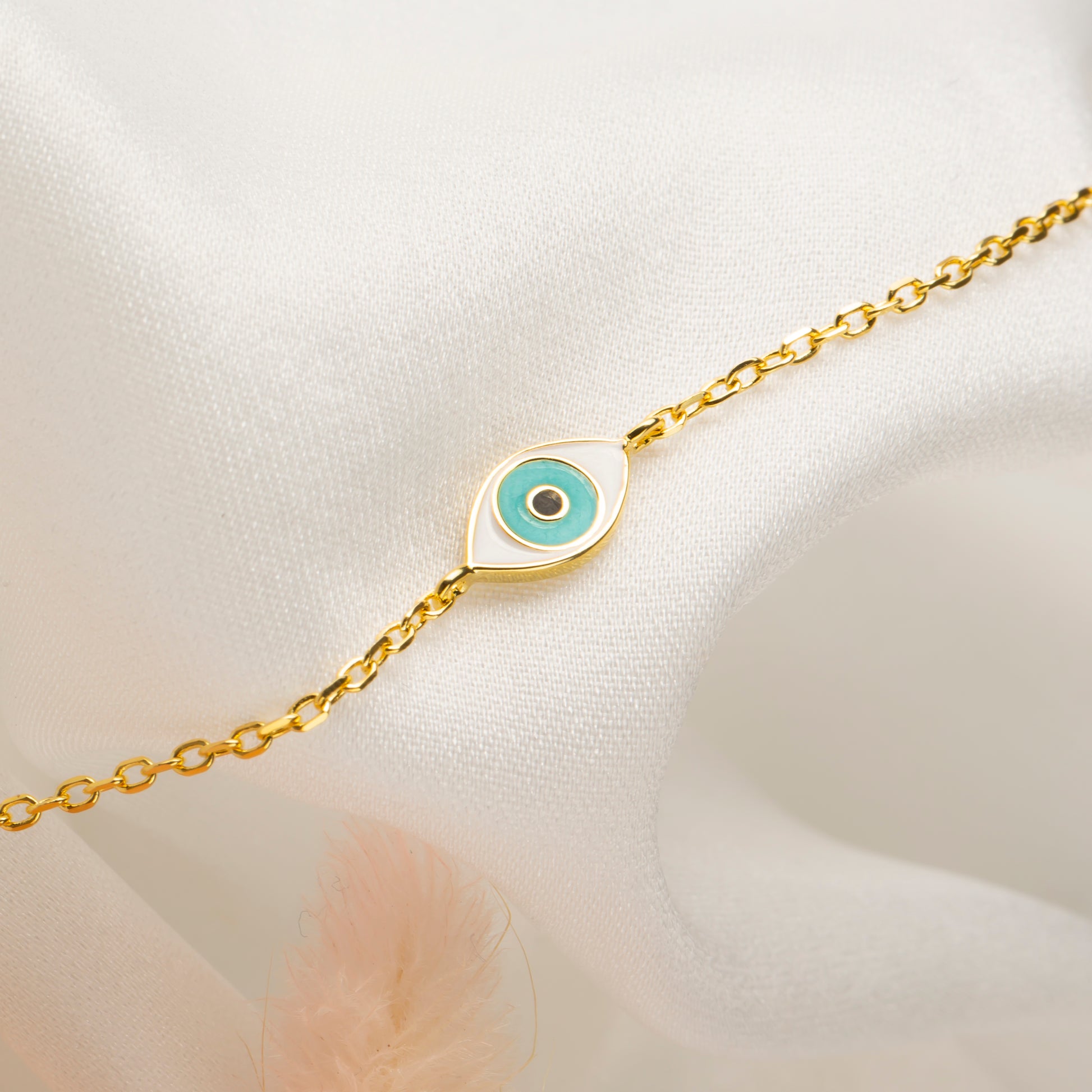 Minimal Nazar Göz Bileklik