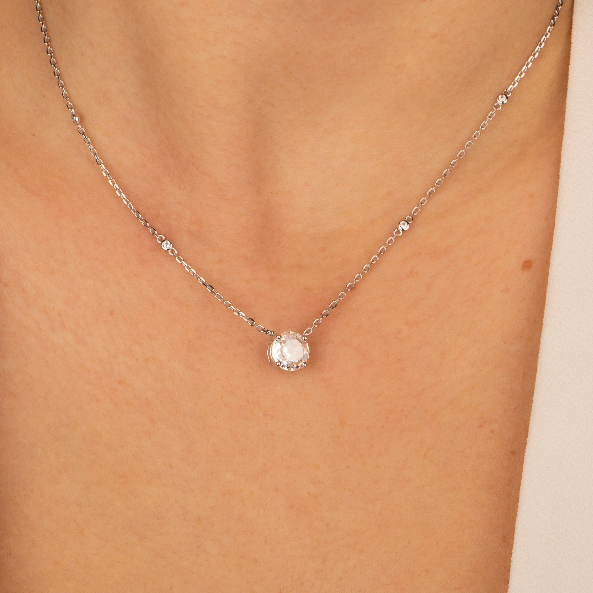 Mozanit Tektaş Kolye