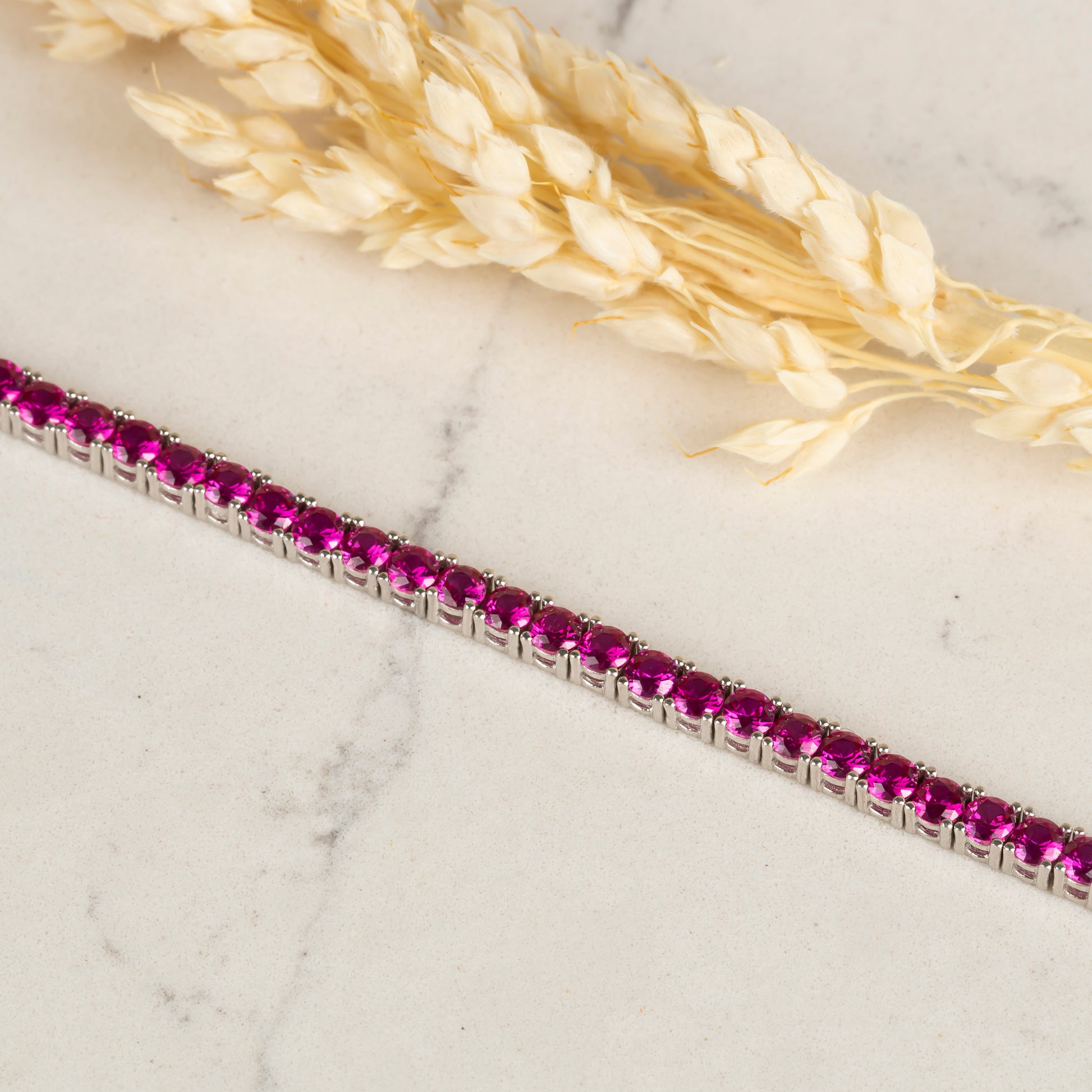 Kımızı Taşlı Su Yolu Bileklik