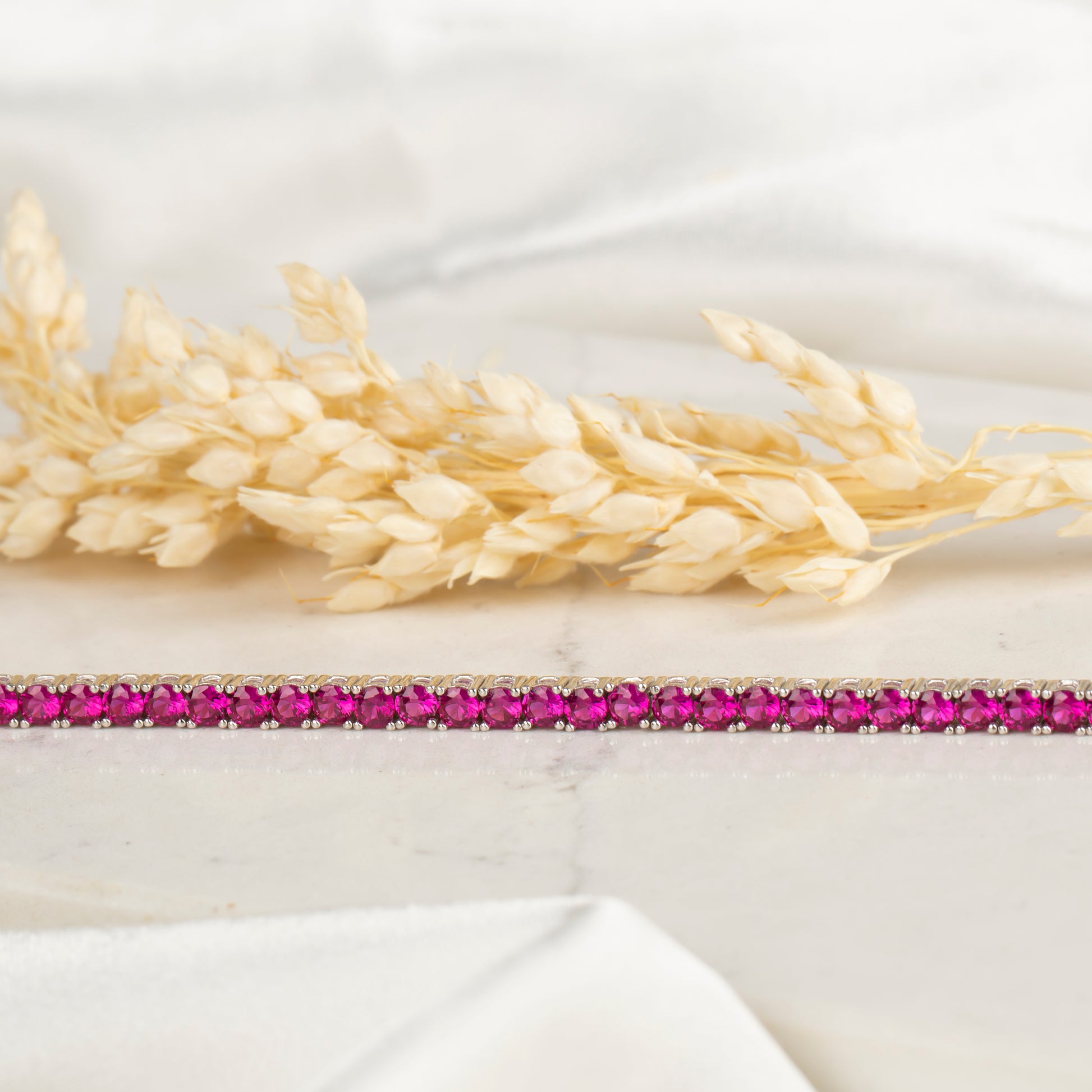 Kımızı Taşlı Su Yolu Bileklik