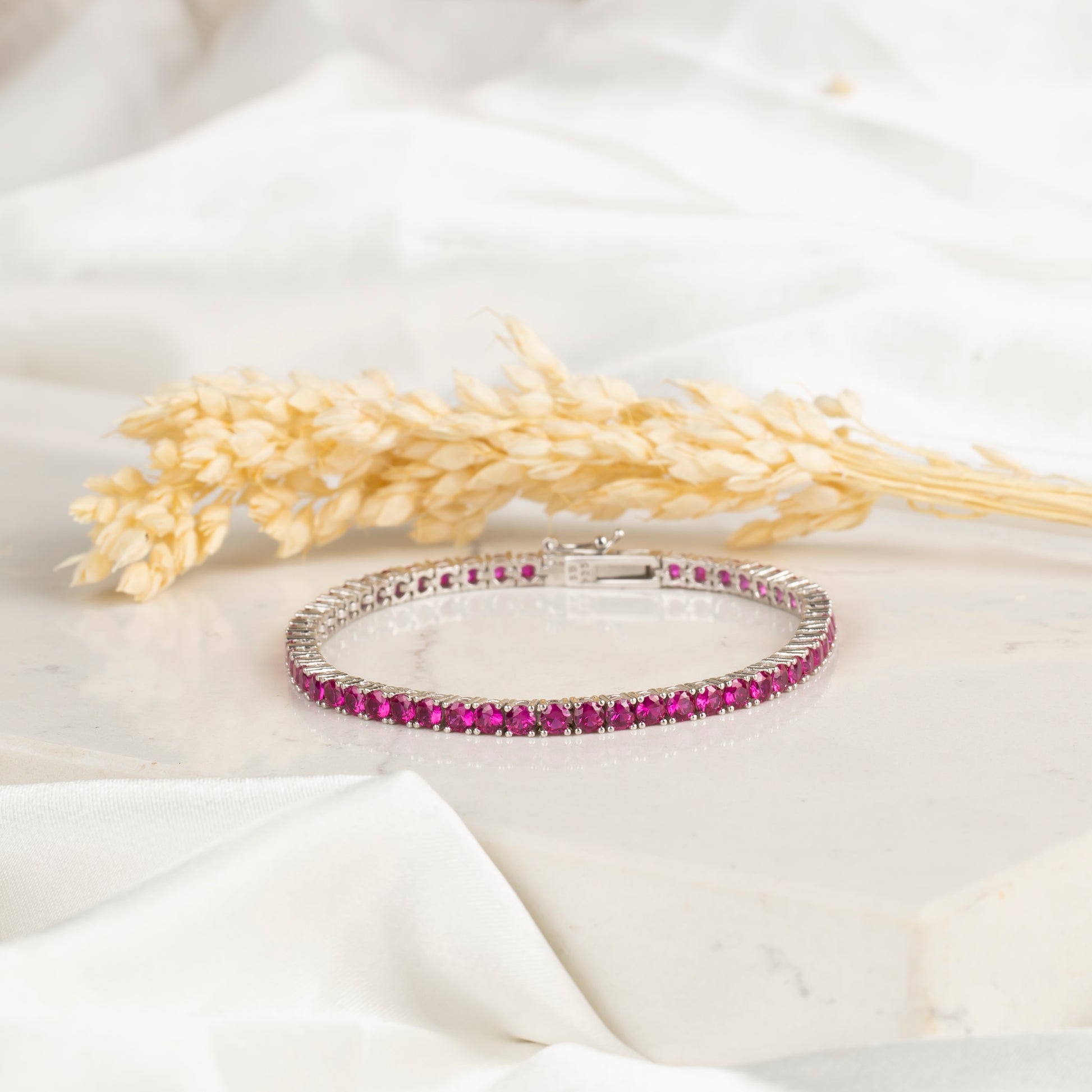 Kımızı Taşlı Su Yolu Bileklik