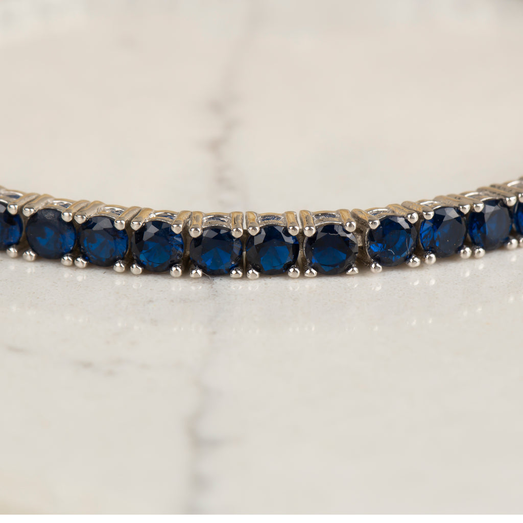 Mavi Taşlı Su Yolu Bileklik