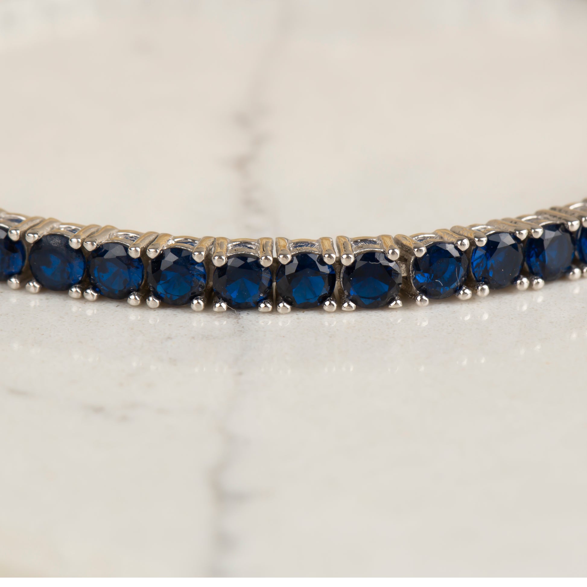 Mavi Taşlı Su Yolu Bileklik