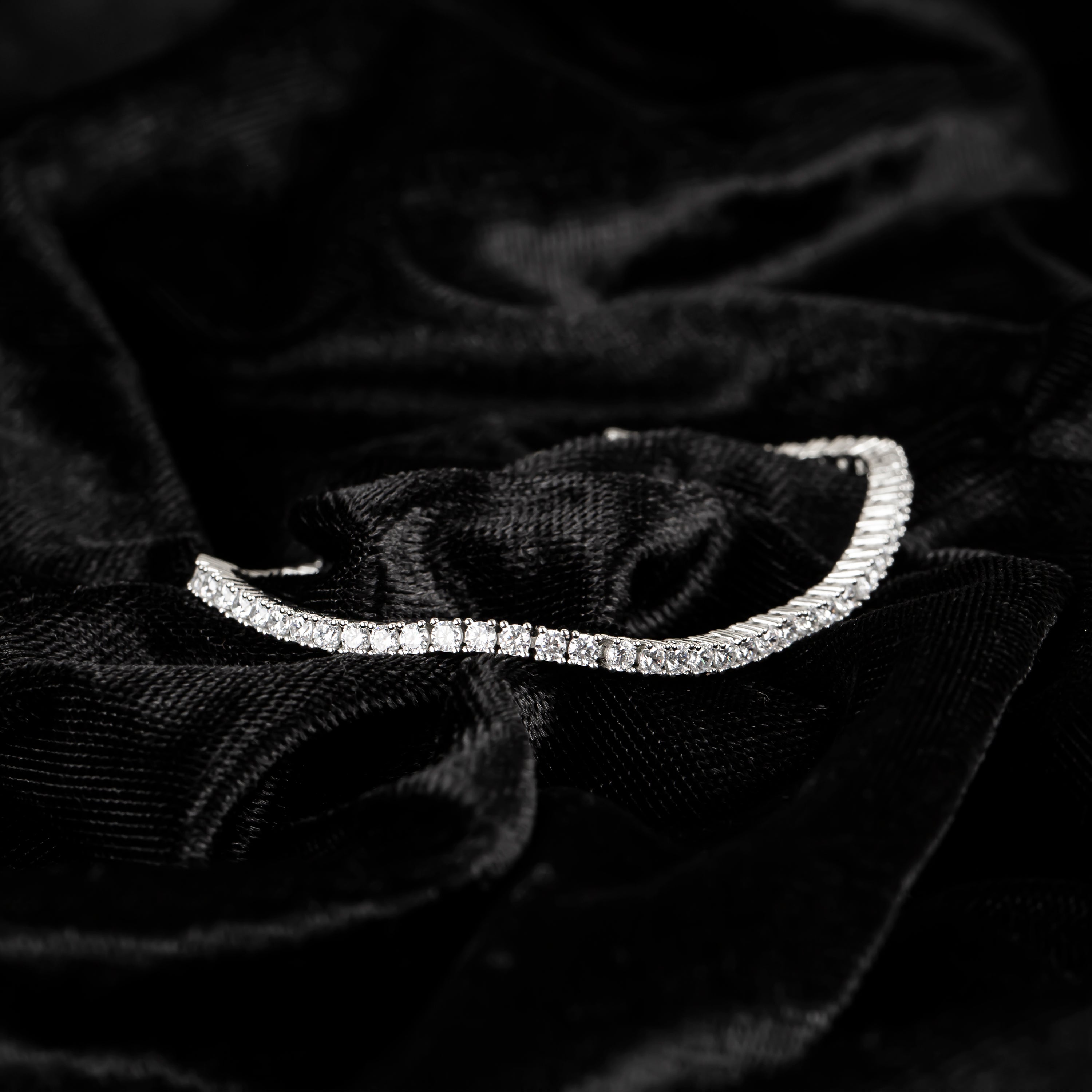 3mm Moissanite Waterway Bracelet