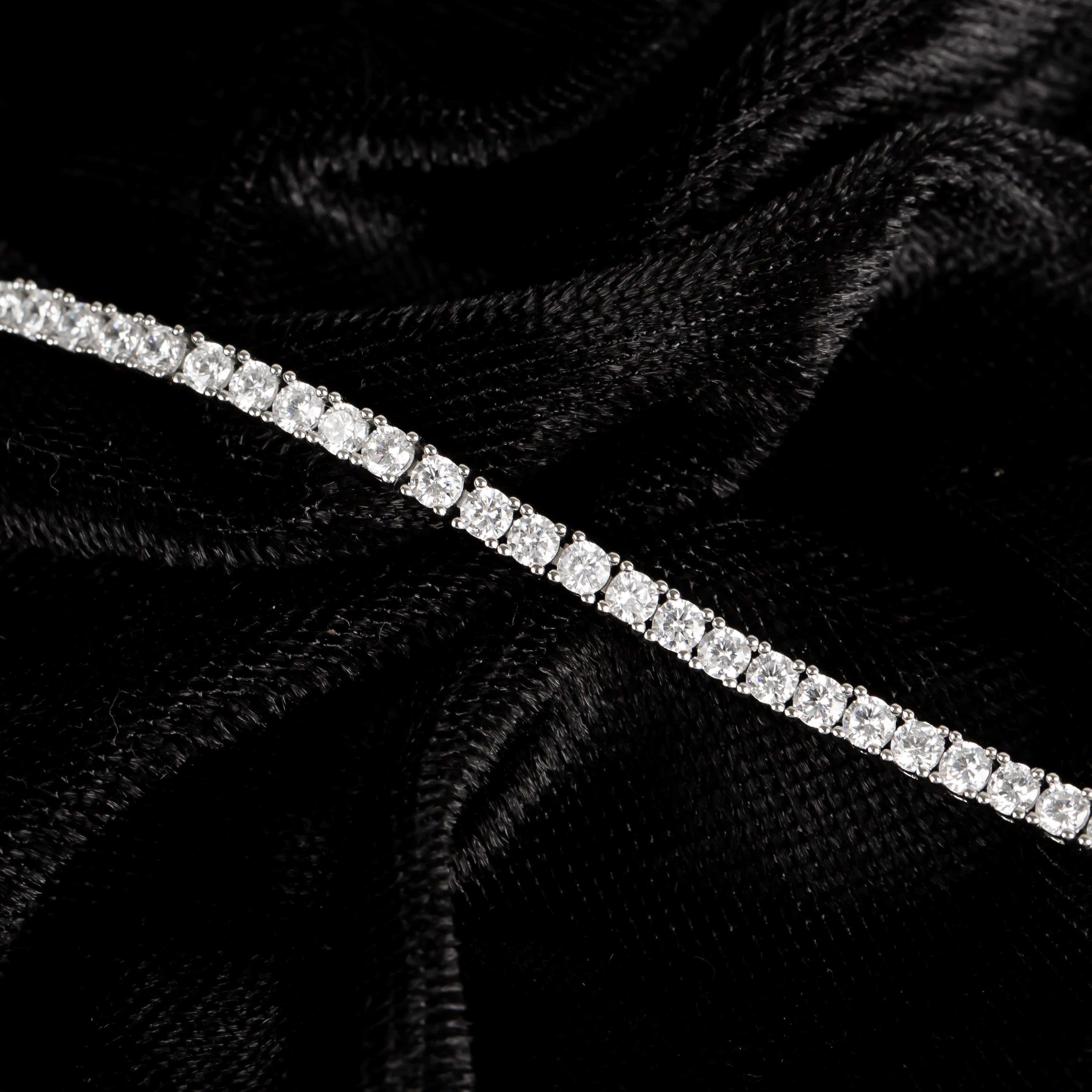 3mm Moissanite Waterway Bracelet