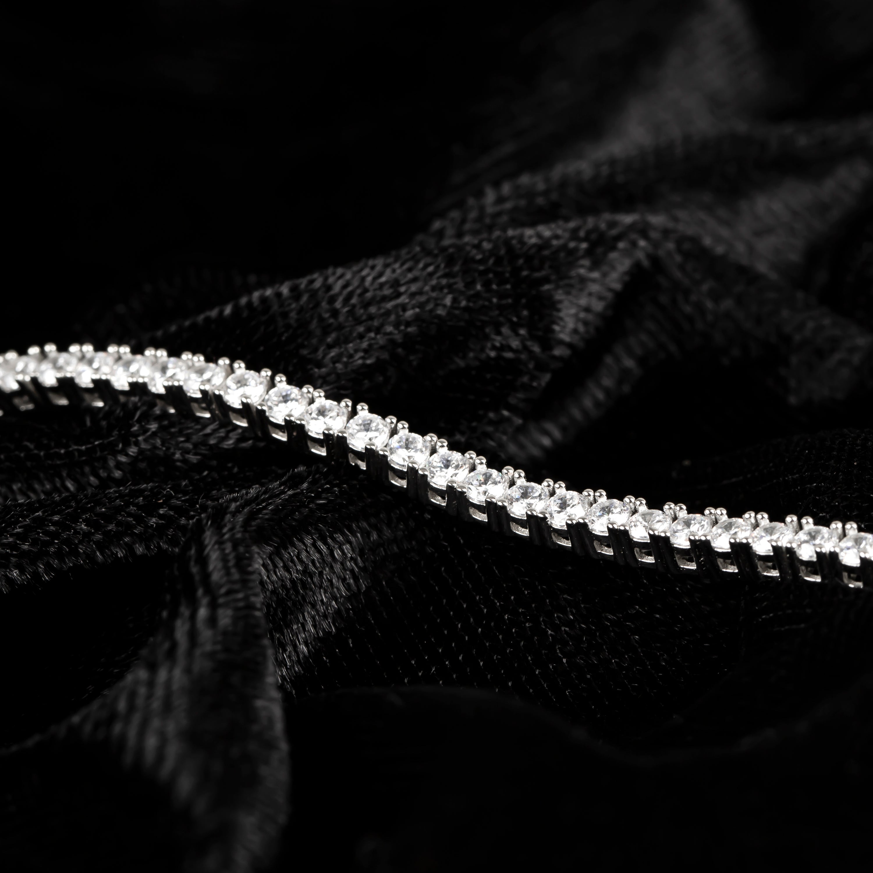 3mm Moissanite Waterway Bracelet