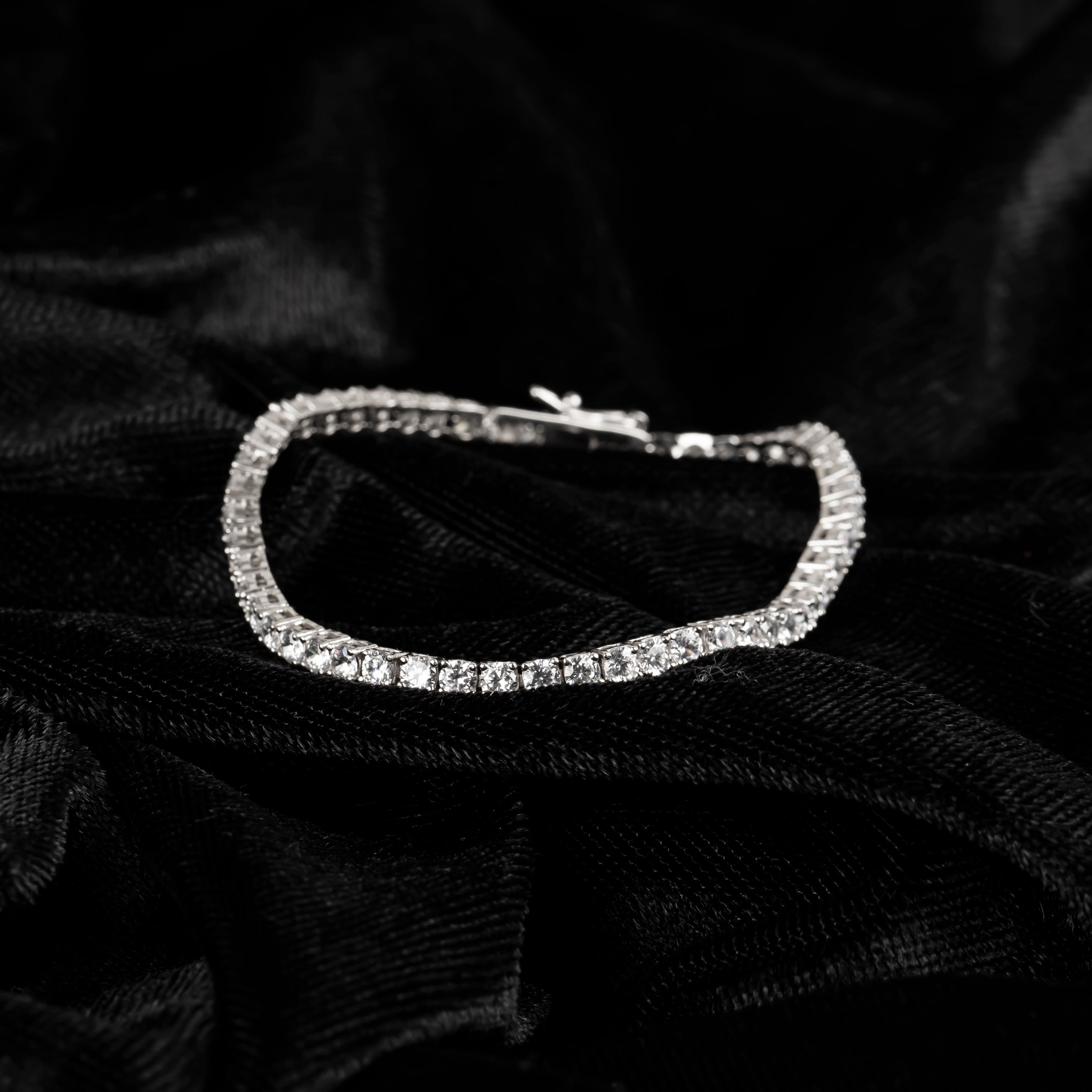 4mm Moissanite Waterway Bracelet