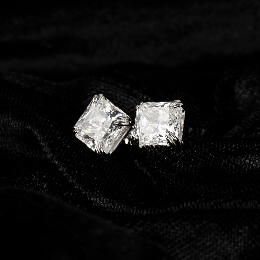 Mozanit Taşlı Küpe