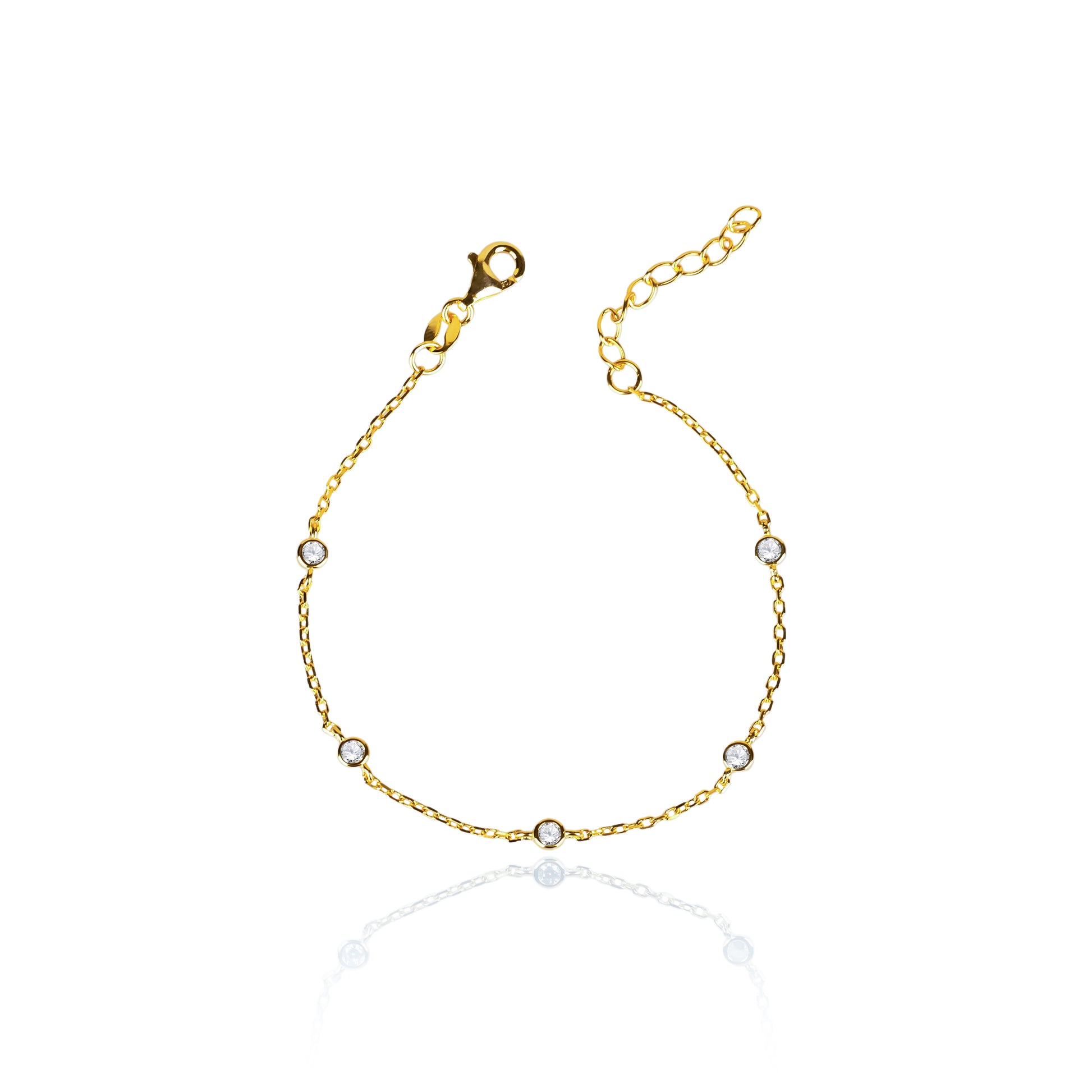 Minimal Taşlı Bileklik