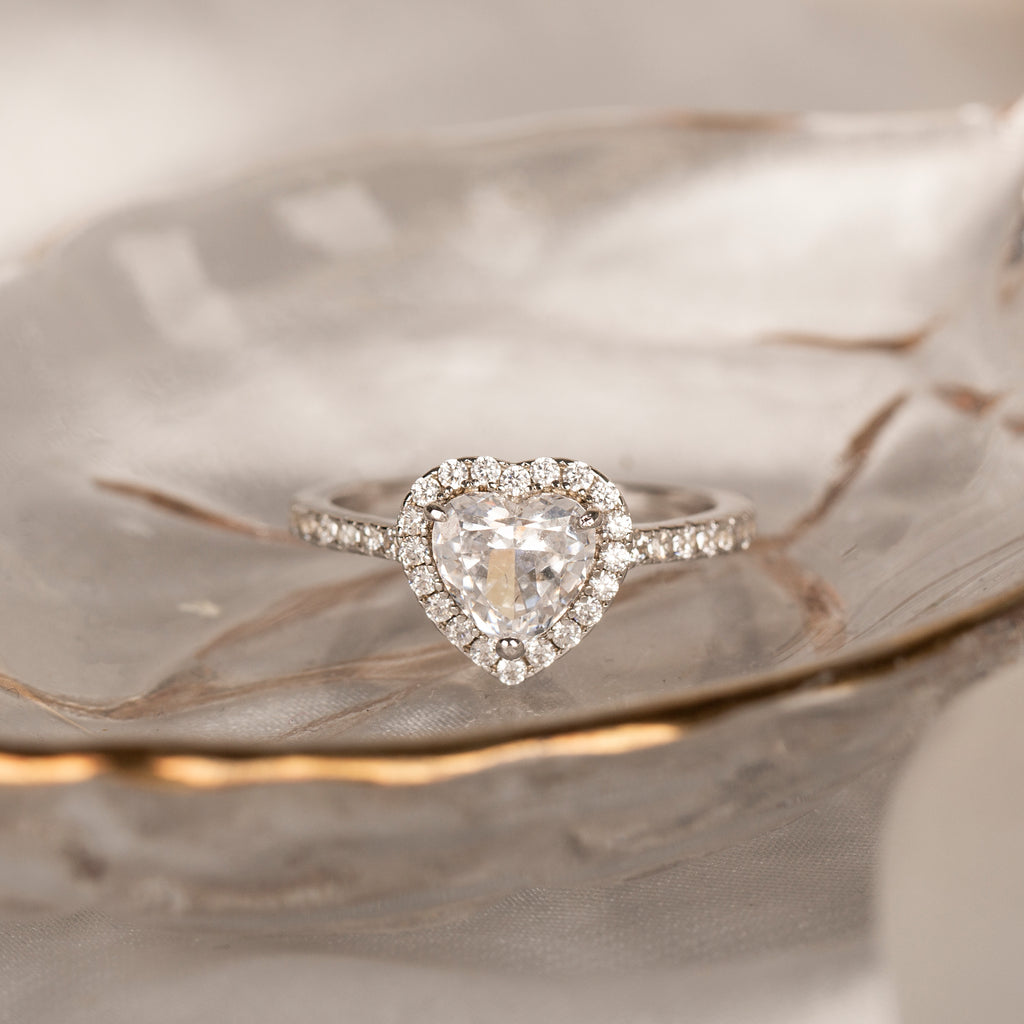 Kalp Tektaş Yüzük